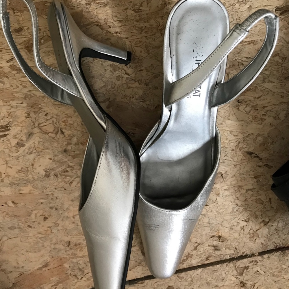 8.5 Beautiful Silver Mules!